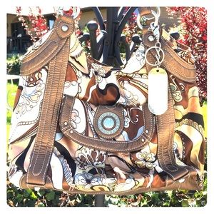 Genna de Rossi Paisley Swirl Shoulder Bag